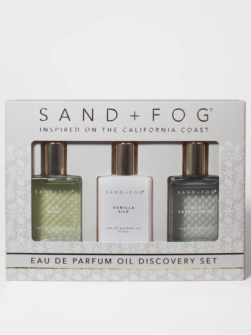 SAND + FOG Discovery Perfume Oil Rollerball Set - Snowy Night Collection